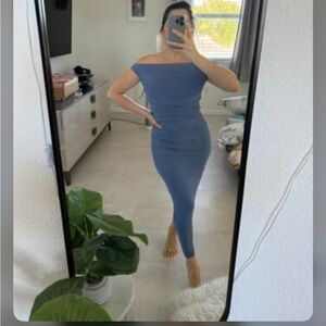 *NEW* Blue Crop Top and Skirt Set